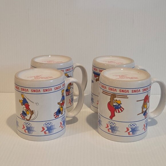 Sam the Eagle VONS Coffee Mug 1984 Los Angeles Summer Olympics PAPEL Set of 4 - Picture 13 of 15